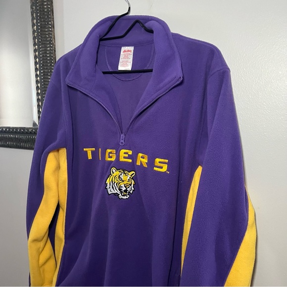 LSU Sweatshirt Fleece 3/4 Zipper Boys Size XXL (18/20) - Picture 8 of 9